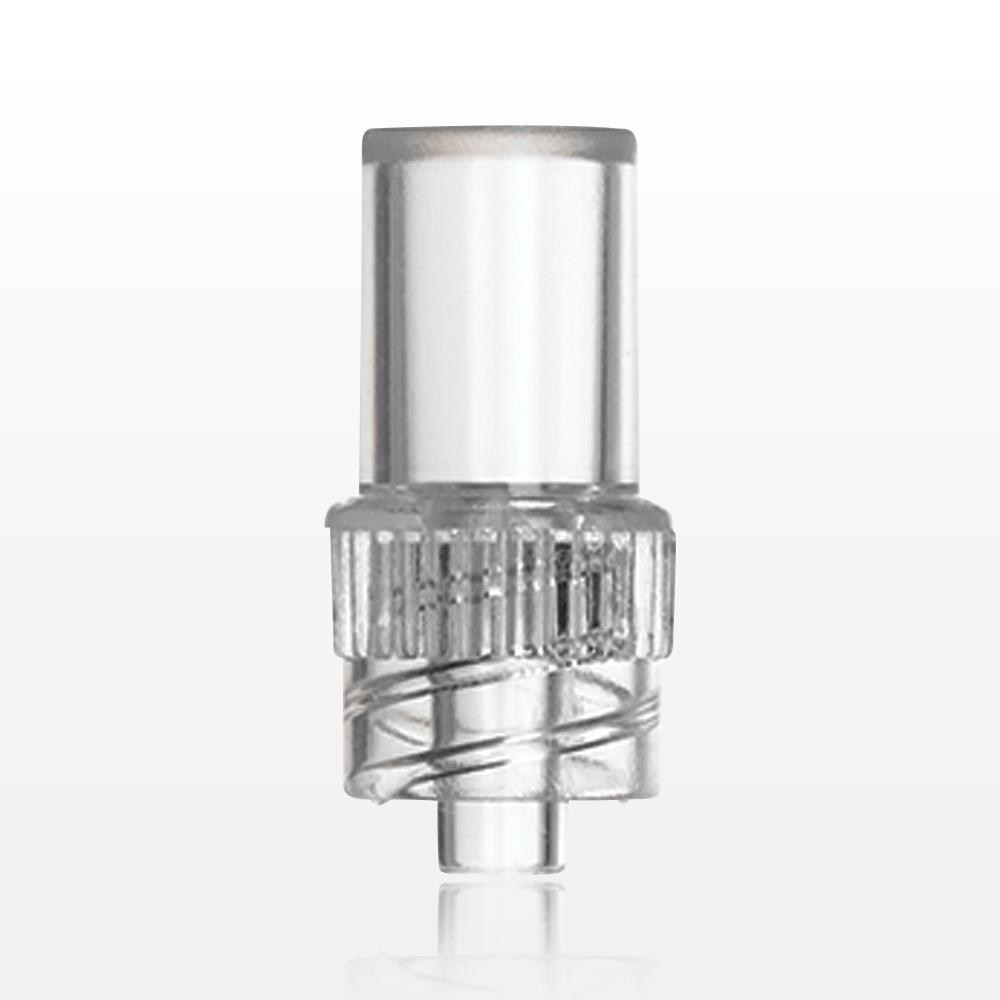 Male Luer Lock, Tubing Port, Clear