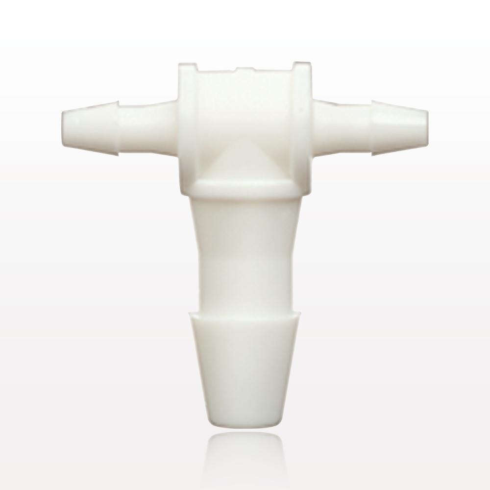 T Connector, Reducer, Barbed, White