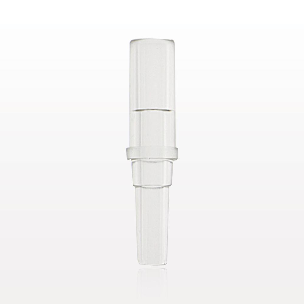 Male Luer Slip, Tubing Port, Clear
