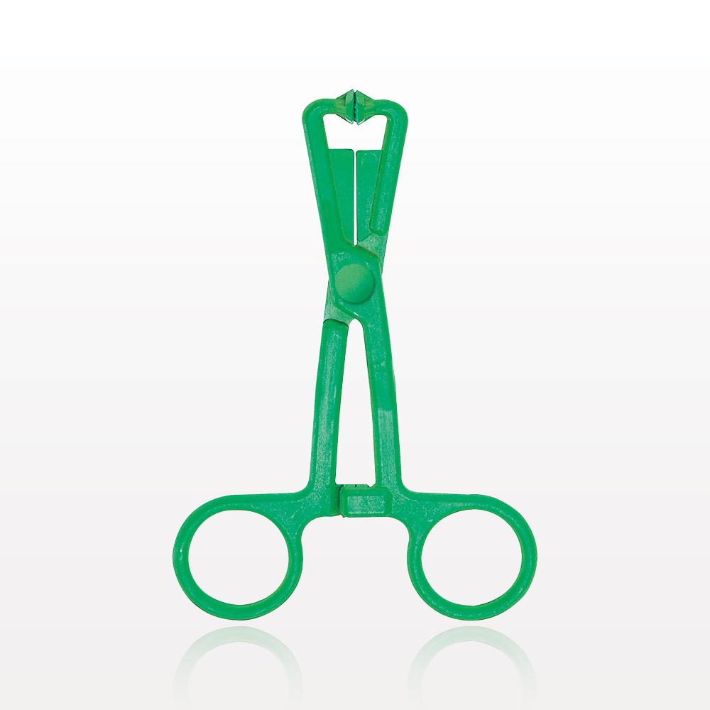 Single-Use Locking Forceps, Green