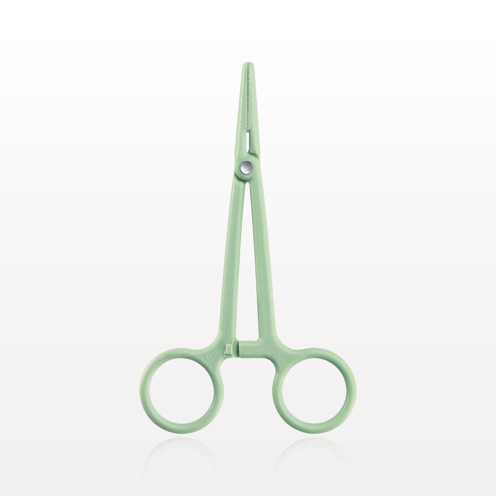 Single-Use Locking Forceps, Green