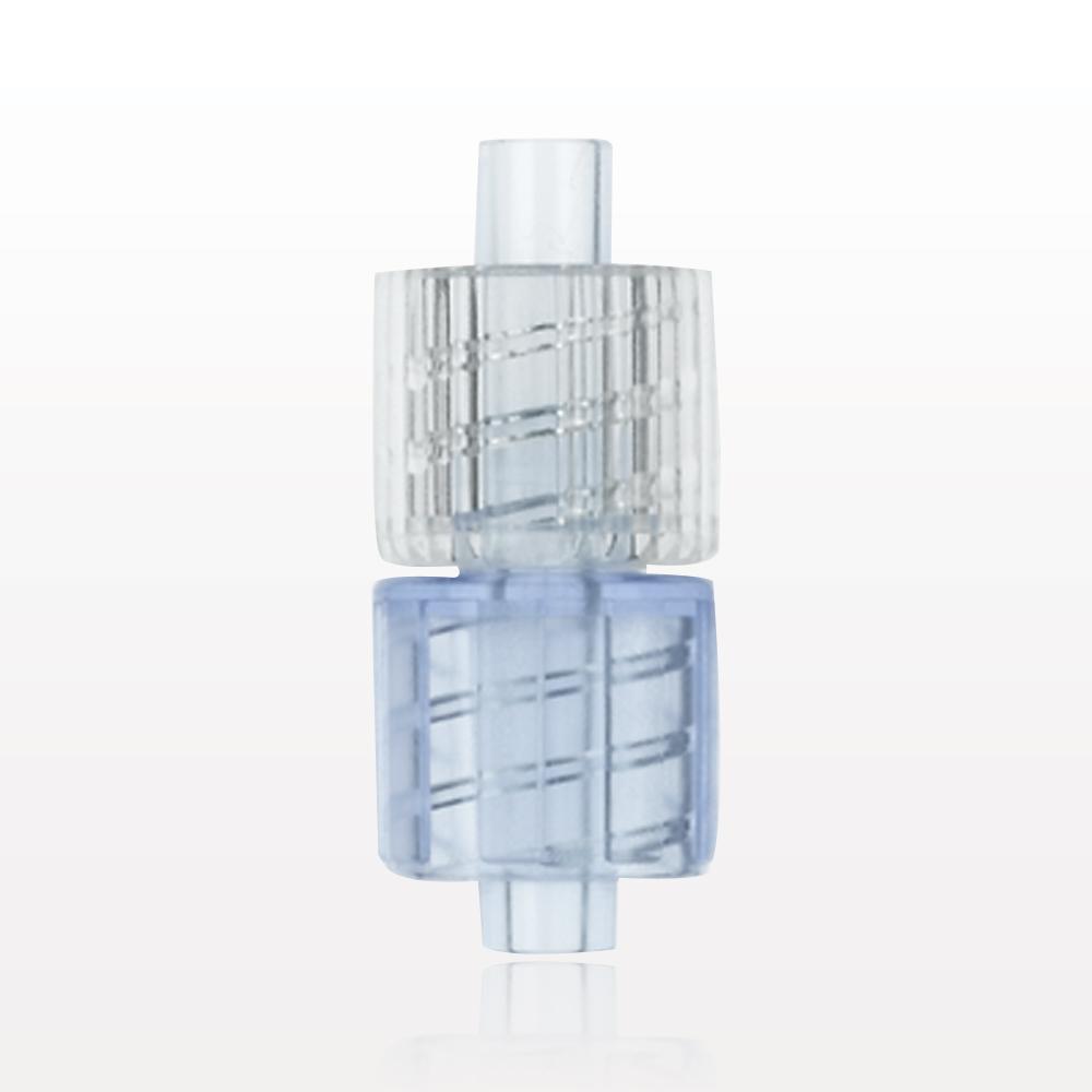 Male Luer Lock to Male Luer Lock w/Spin Lock, Clear