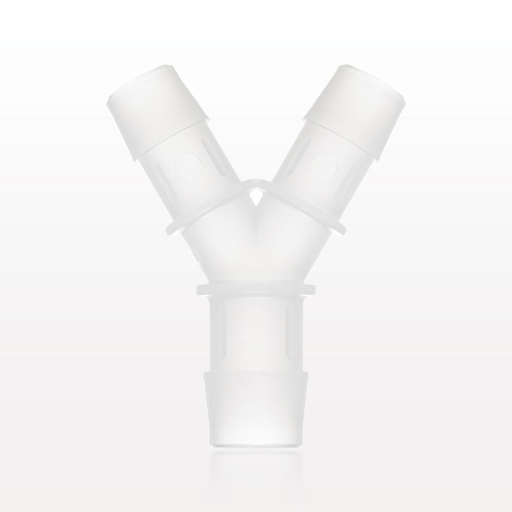 Y Connector, Reducer, Barbed, Natural