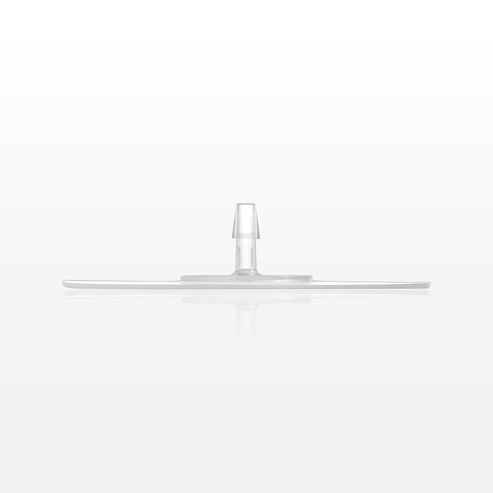Bag Port Flange with Dimples, Barbed, Natural