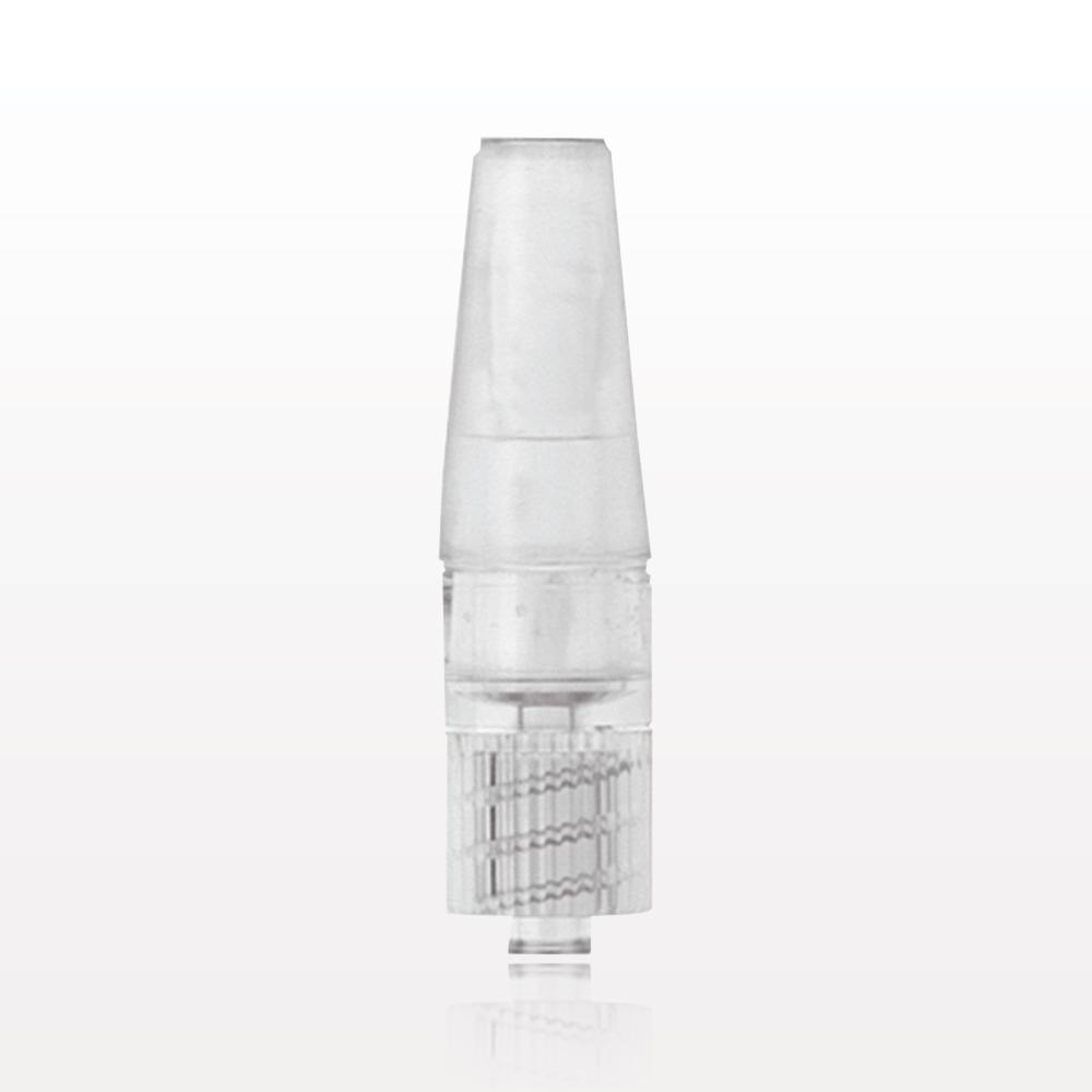 Male Luer Lock, Tubing Port, Clear