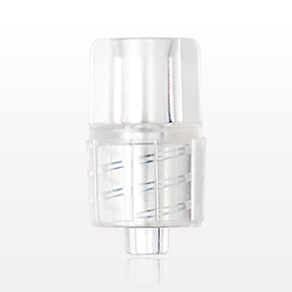 Male Luer Lock, Tubing Port, Clear