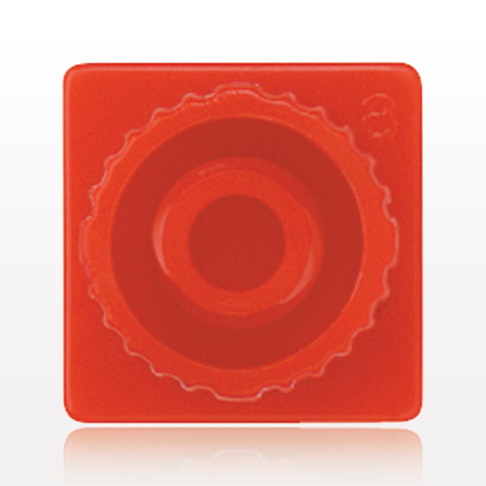 Male Luer Cap, Non-Vented, Red