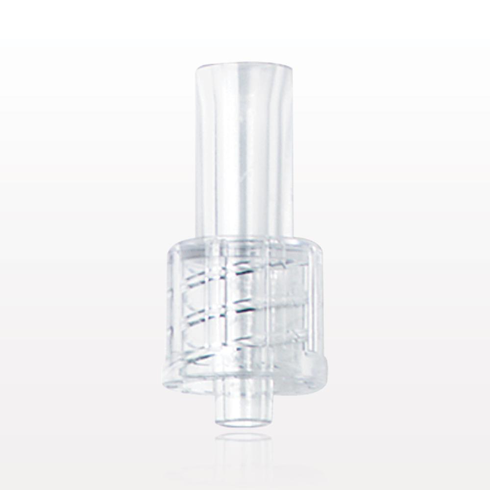 Male Luer Lock, Tubing Port, Clear
