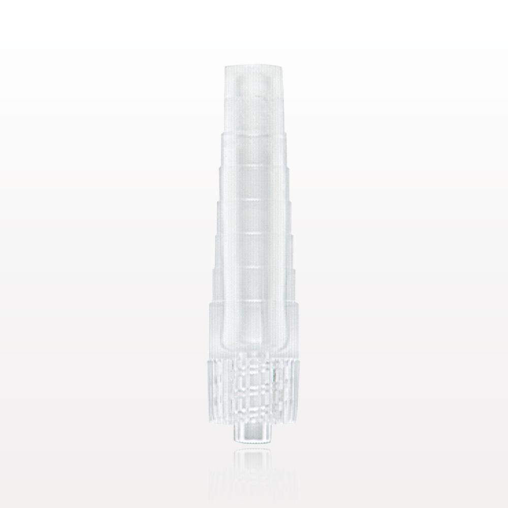Male Luer Lock, Tubing Port, Clear