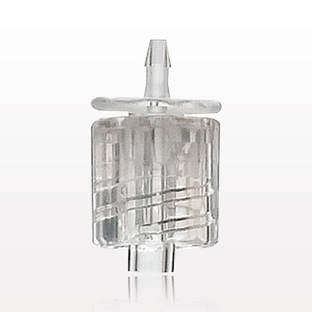 Male Luer w/Spin Lock, Barbed, Clear