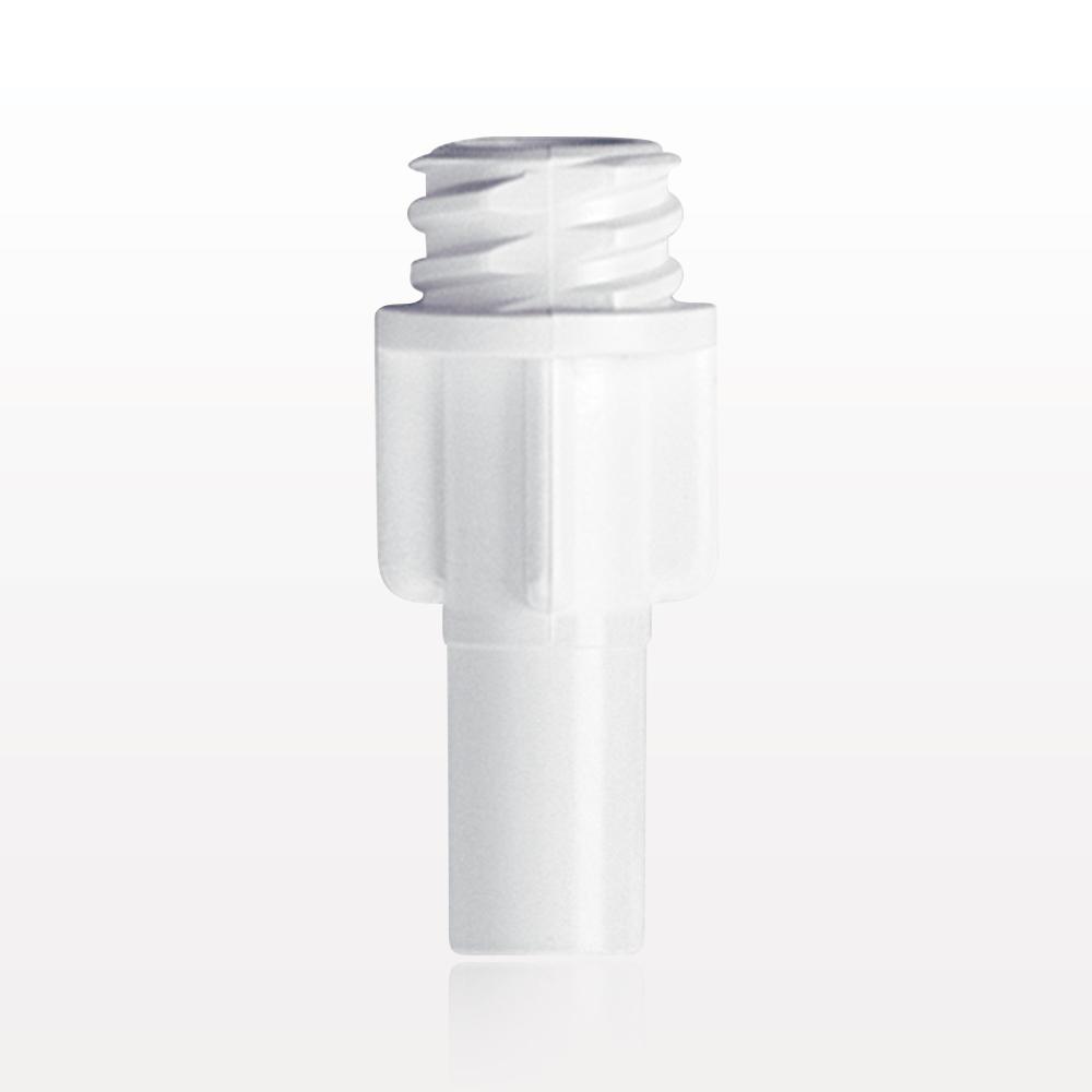 Large-Bore Female Connector, White