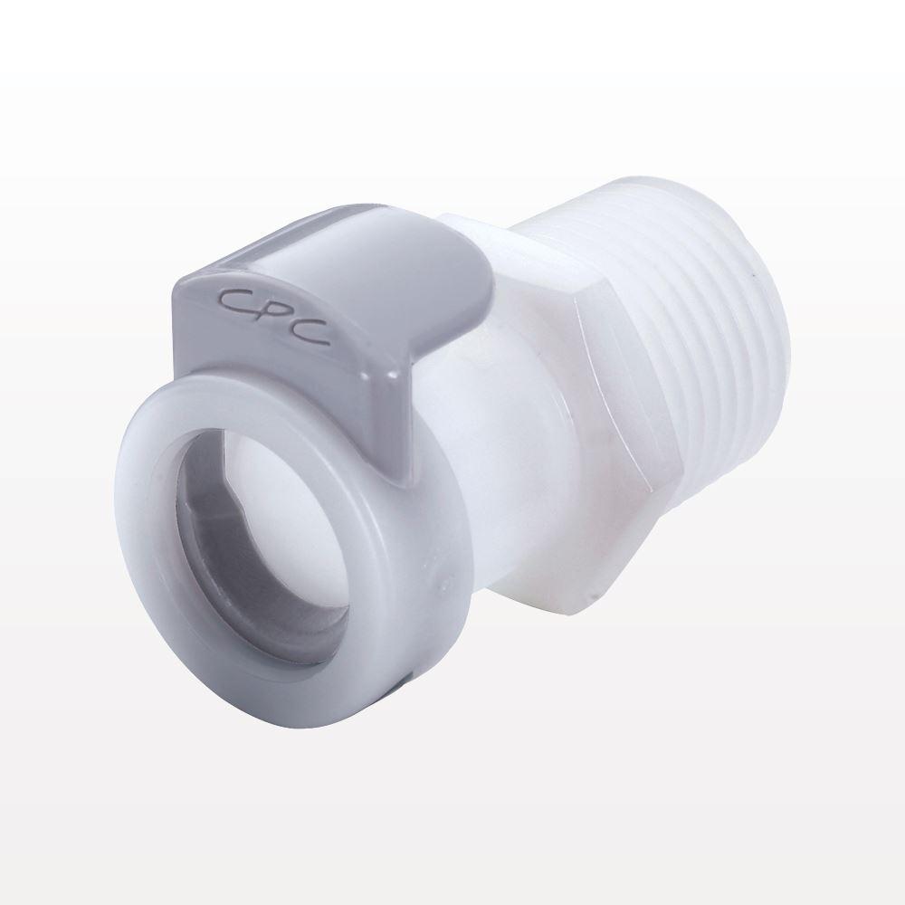 APC Connector, Body, Valved, Threaded