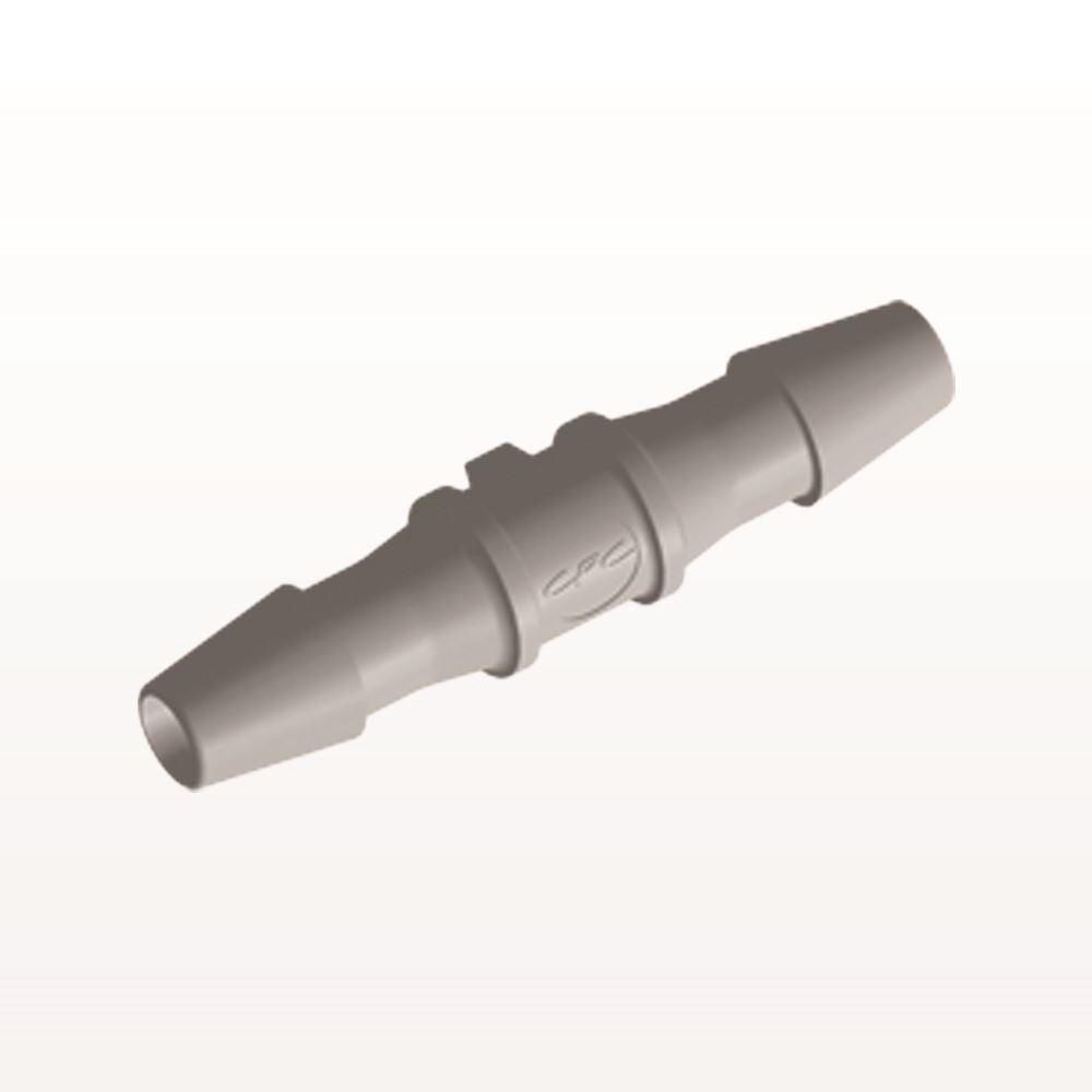 Straight Connector, Barbed, Natural, 100/Bag