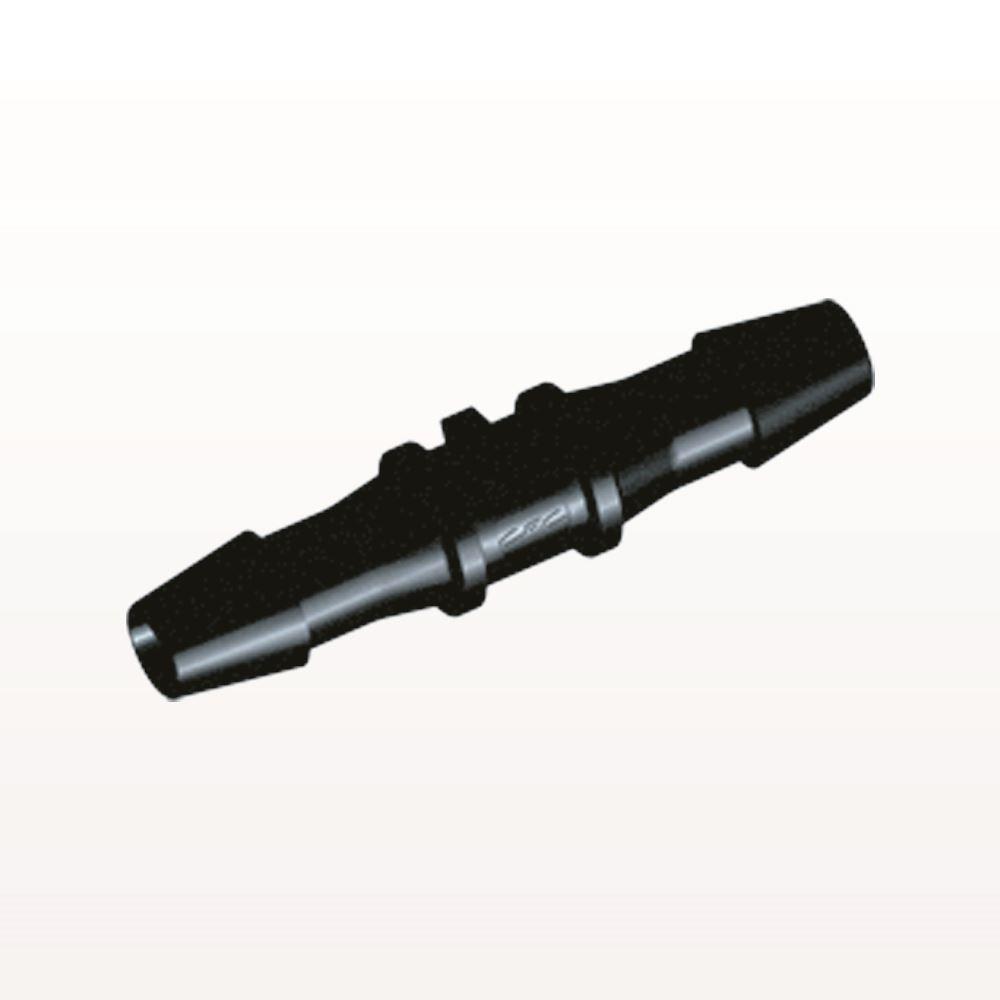 Straight Connector, Barbed, Black, 100/Bag