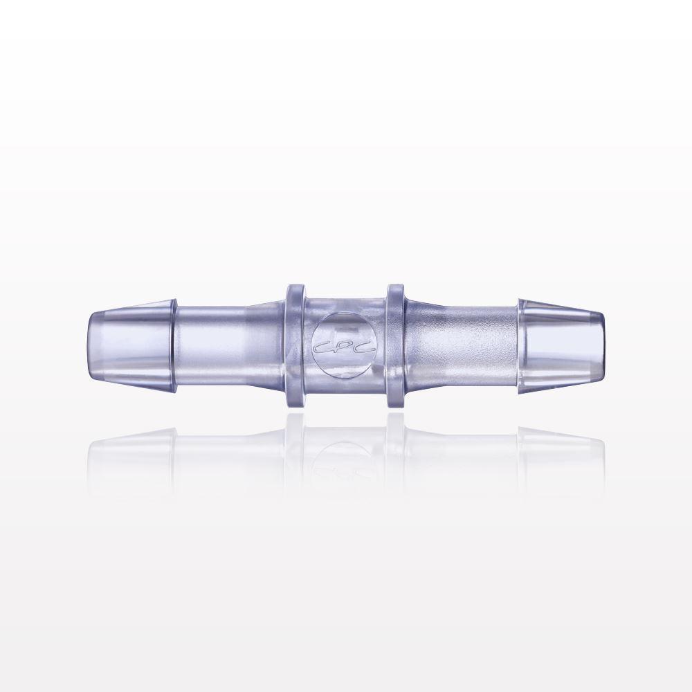 Straight Connector, Barbed, Natural, 100/Bag