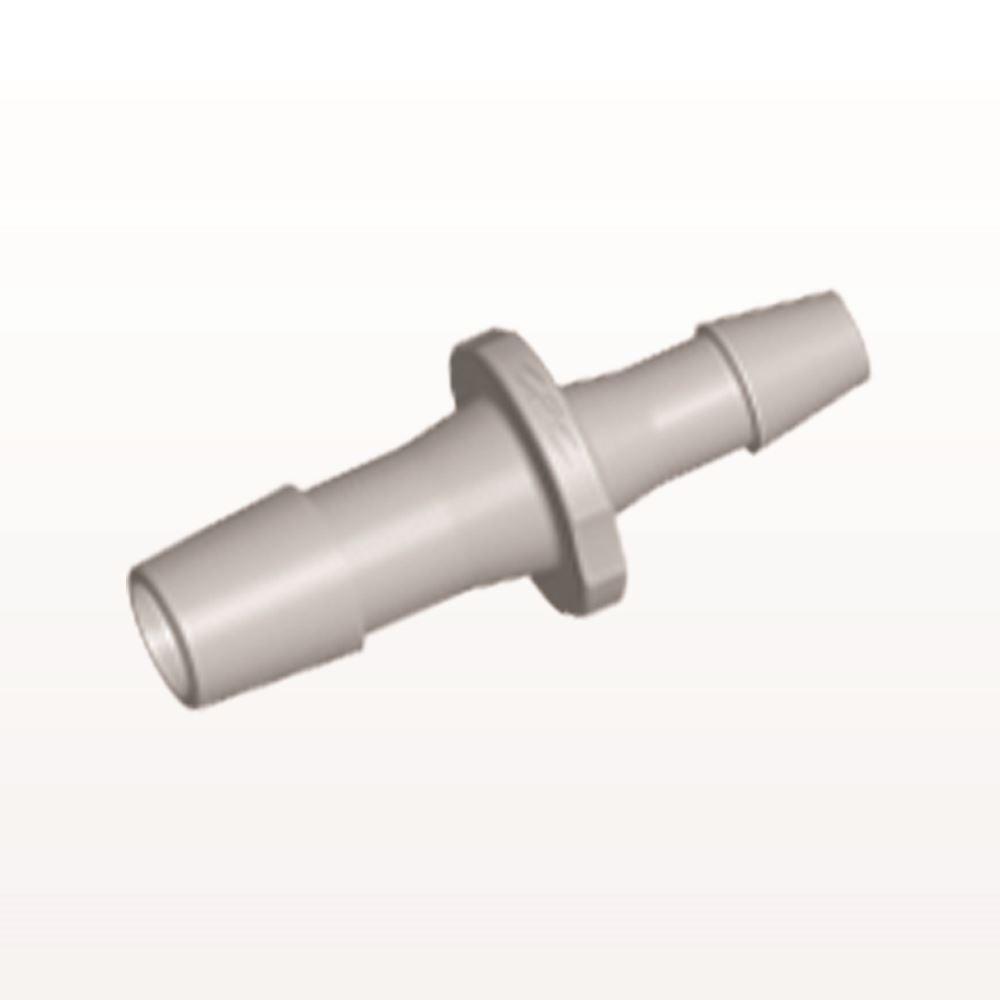 Straight Connector, Reducer, Barbed, Natural, 100/Bag