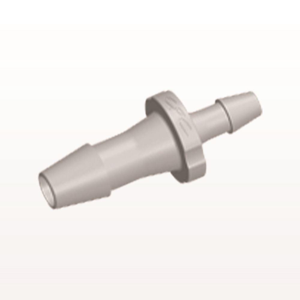 Straight Connector, Reducer, Barbed, Natural, 100/Bag