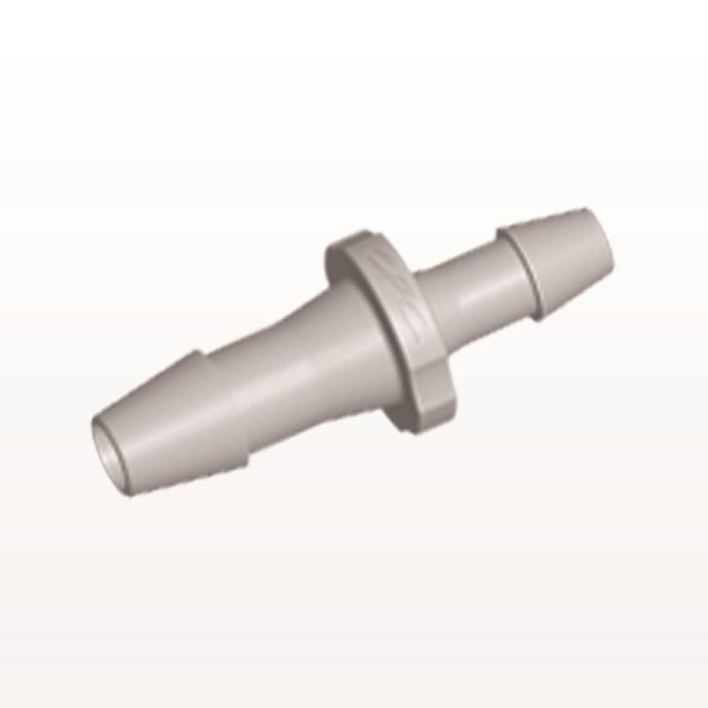 Straight Connector, Reducer, Barbed, Natural, 100/Bag