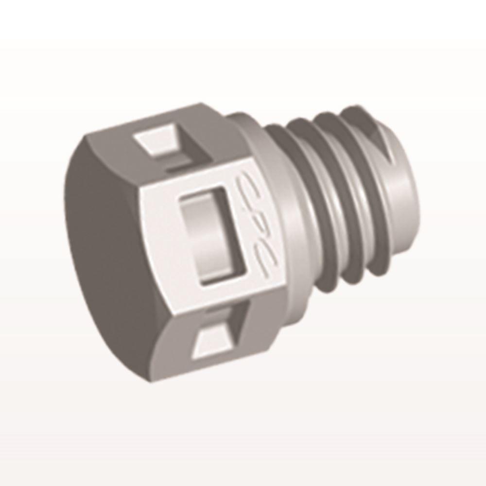 Threaded Plug, Natural, 100/Bag