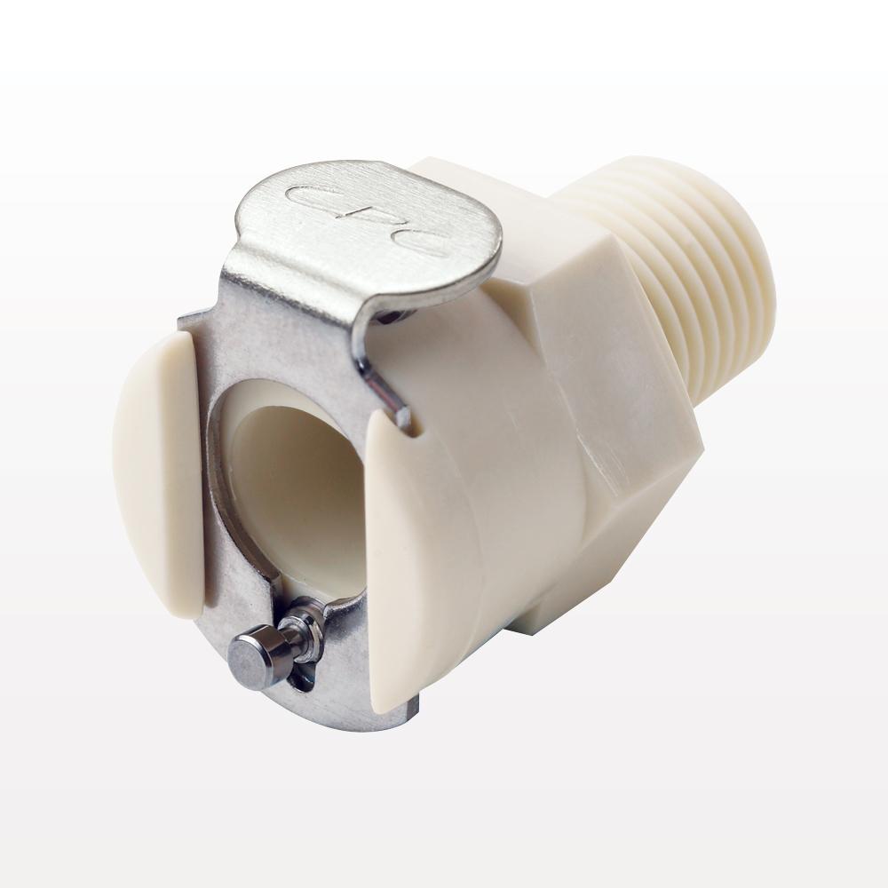 PMC12 Connector, Body, Non-Valved, Threaded
