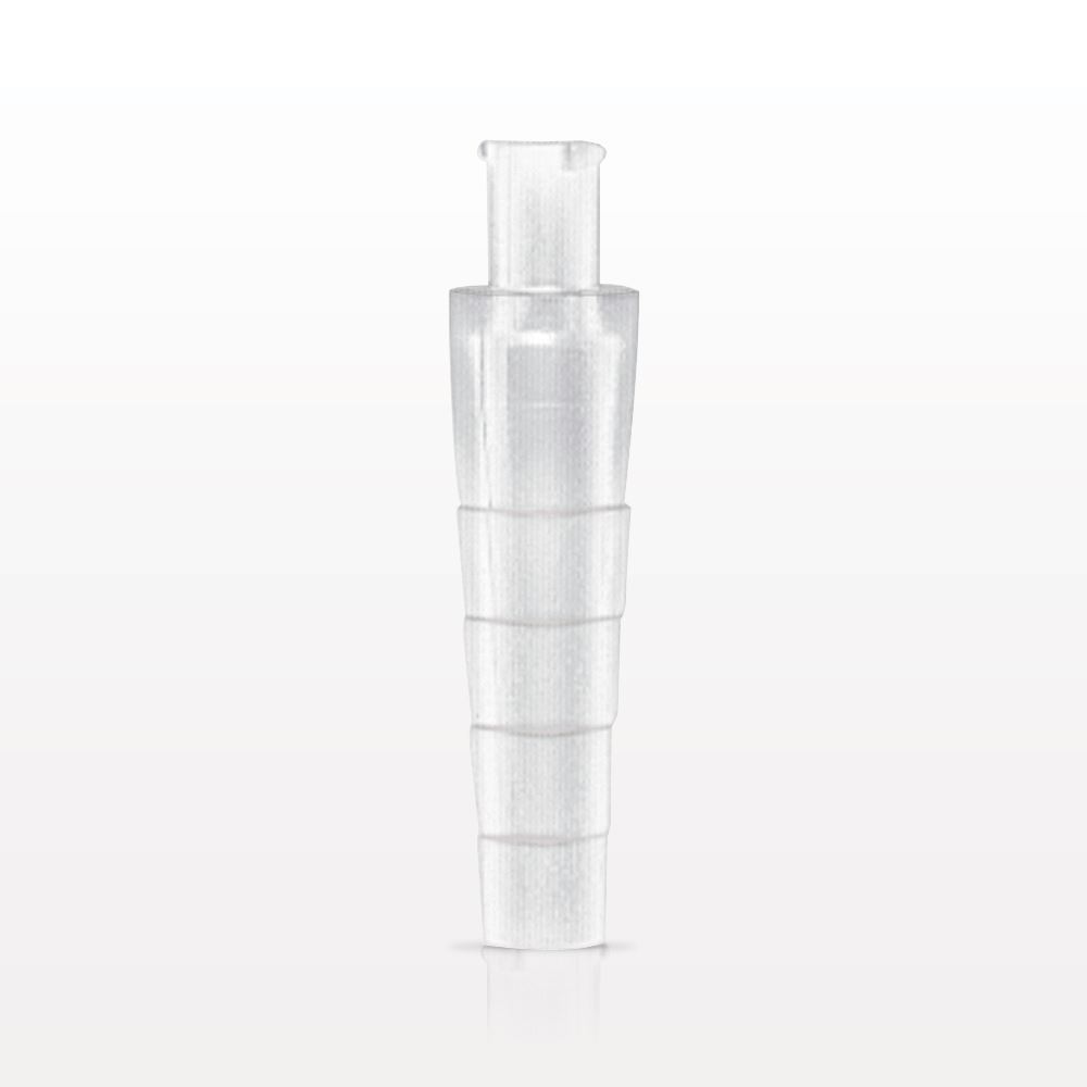 Female Luer Lock, Tubing Port, Clear