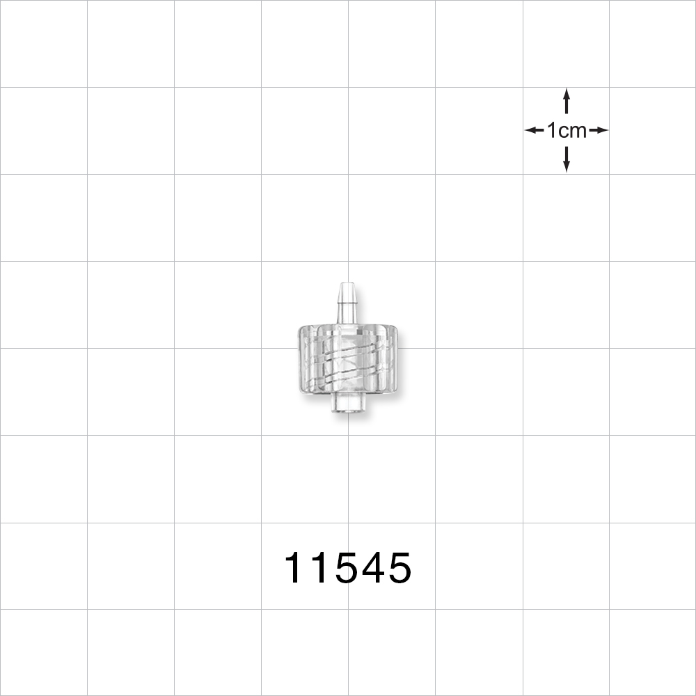 Male Luer Lock, Barbed, Clear