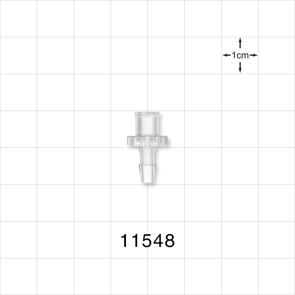 Female Luer Lock, Barbed, Clear