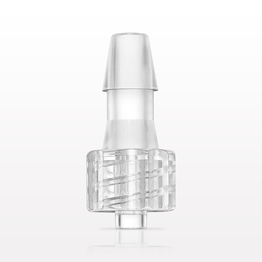 Male Luer Lock, Barbed, Clear