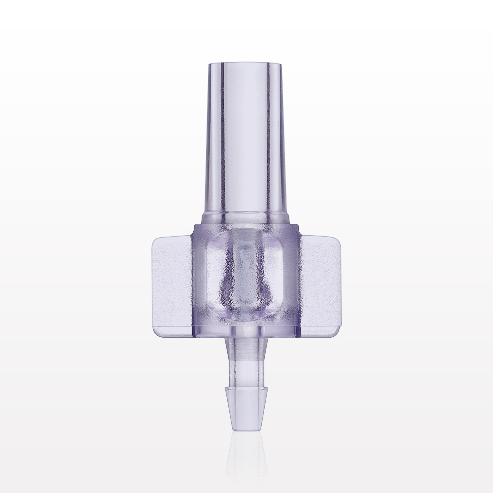 Male Luer Slip, Barbed, Clear