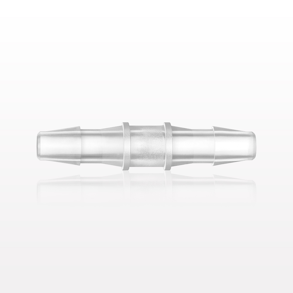 Straight Connector, Barbed, Clear