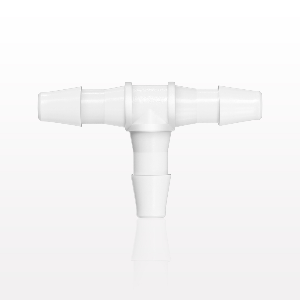 T Connector, Barbed, Natural