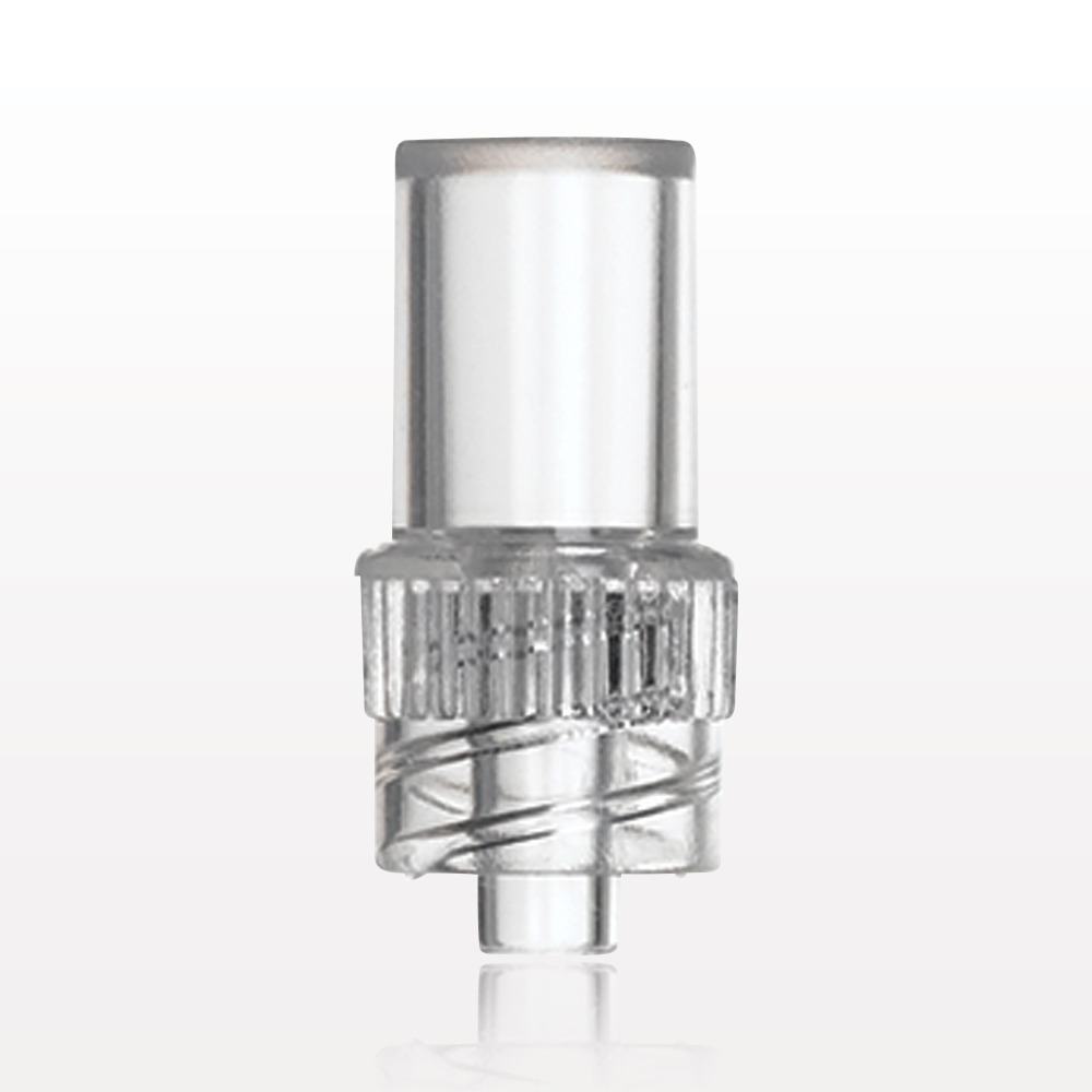 Male Luer Lock, Tubing Port, Clear