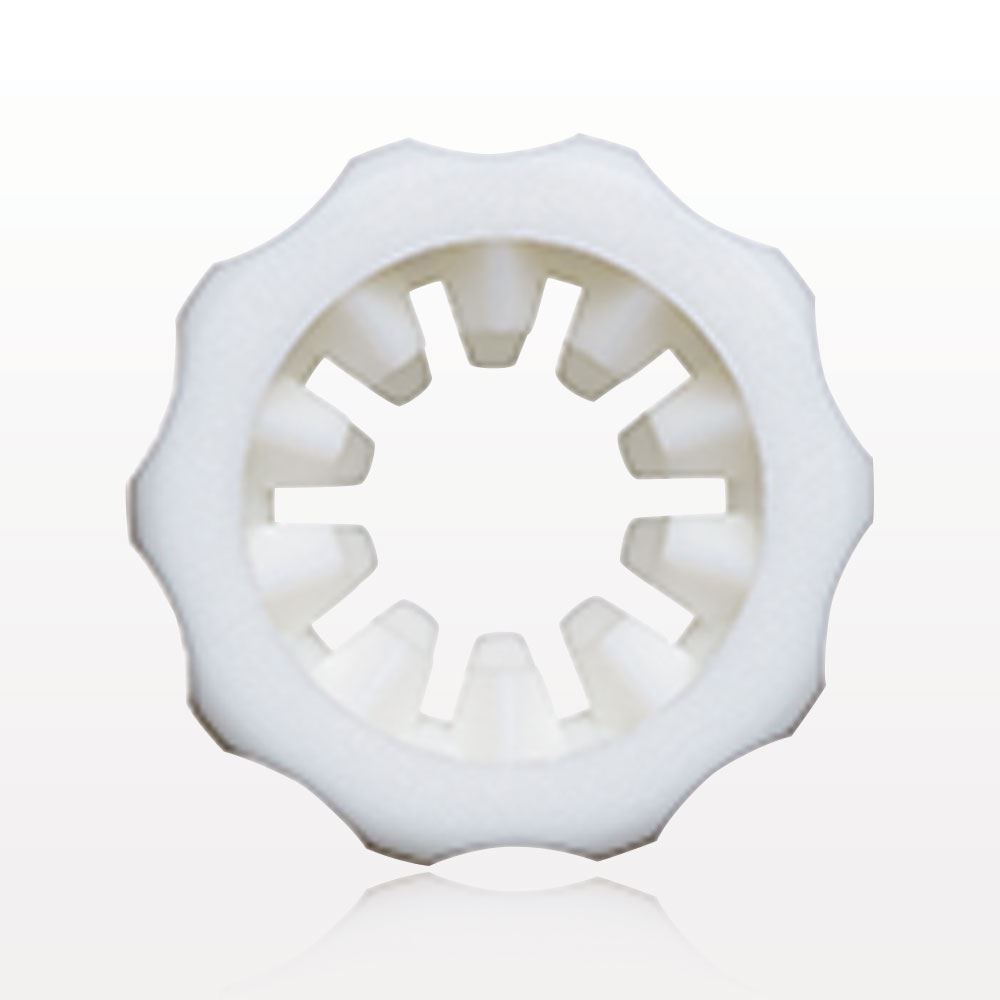 Luer Lock Ring, White