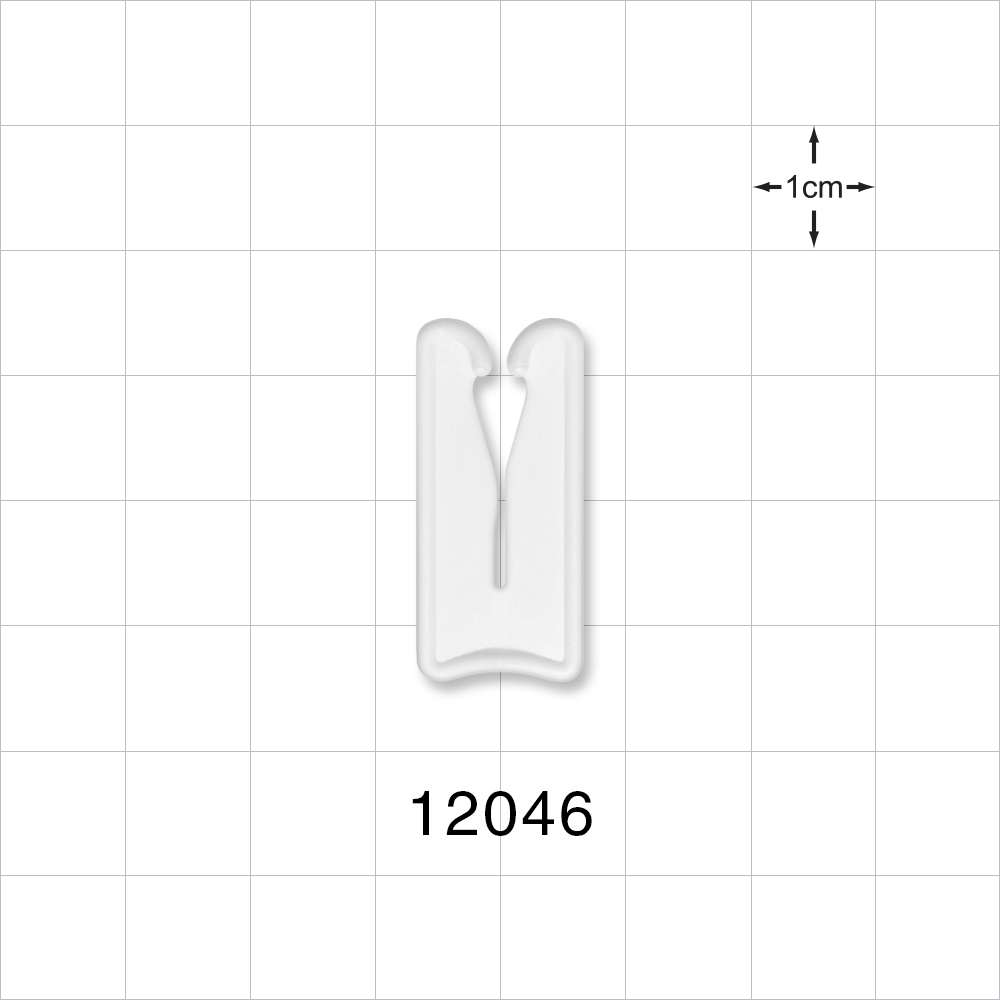 Open Jaw Slide Clamp, White