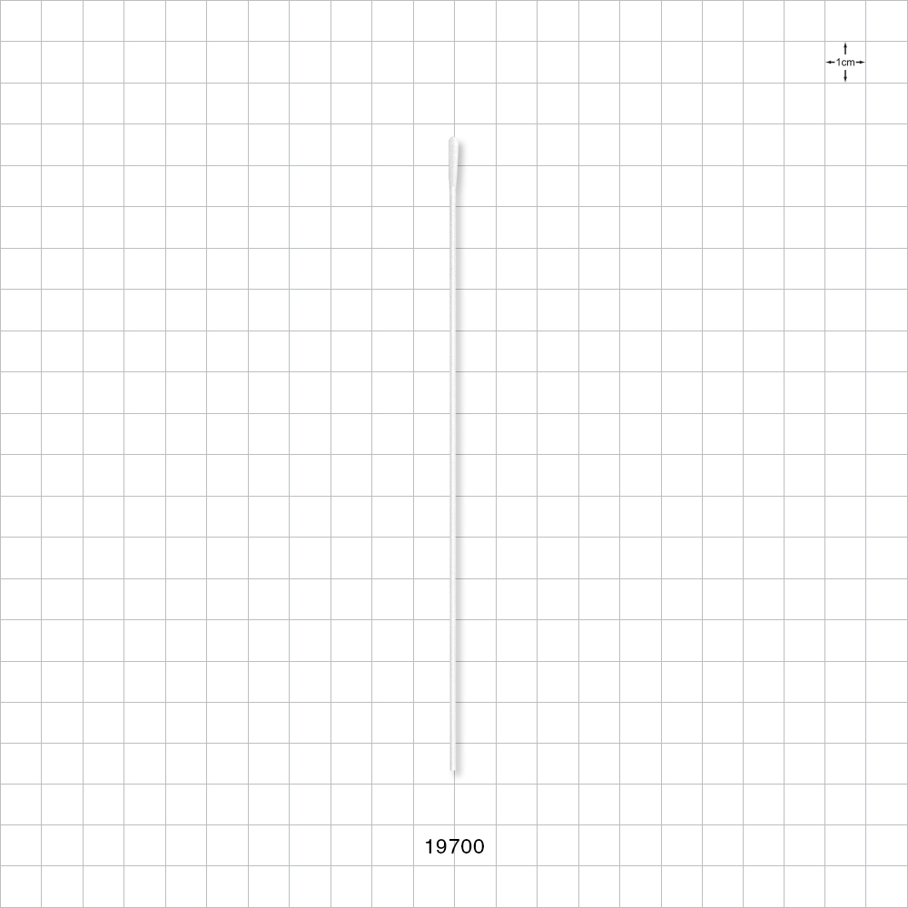 Micro-Mini Round Tip Swab With White Handle,