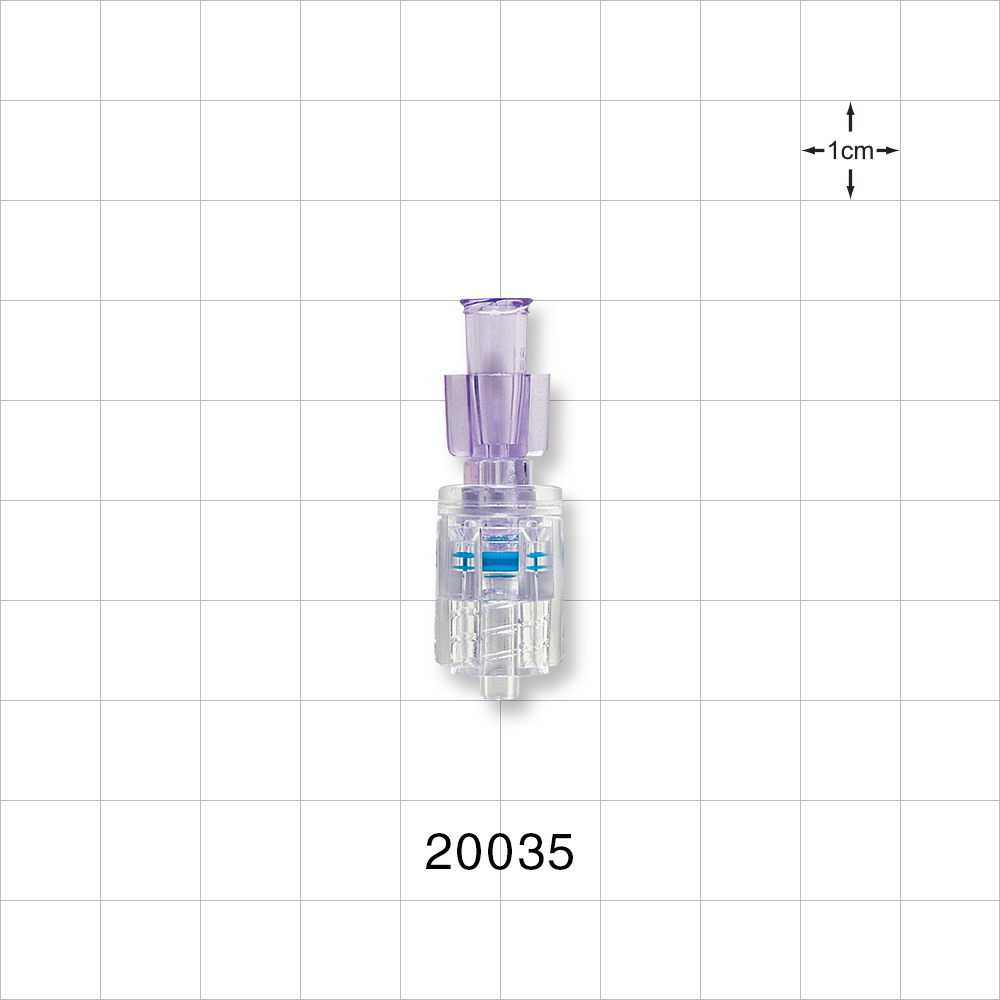 Female Luer Lock, Rotating Male Luer Lock, Clear