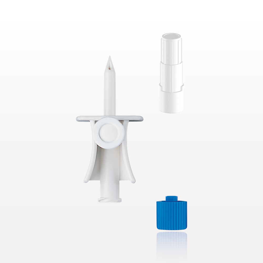 Suregrip™ Vented Mini Transfer Spike with Female Luer Lock, Caps Included