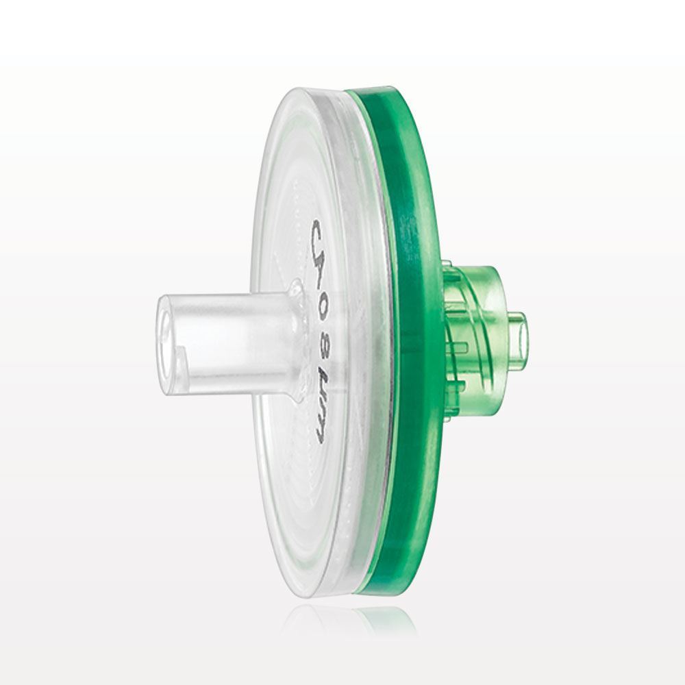 Hydrophilic Filter, Female Luer Lock Inlet, Male Luer Lock Outlet