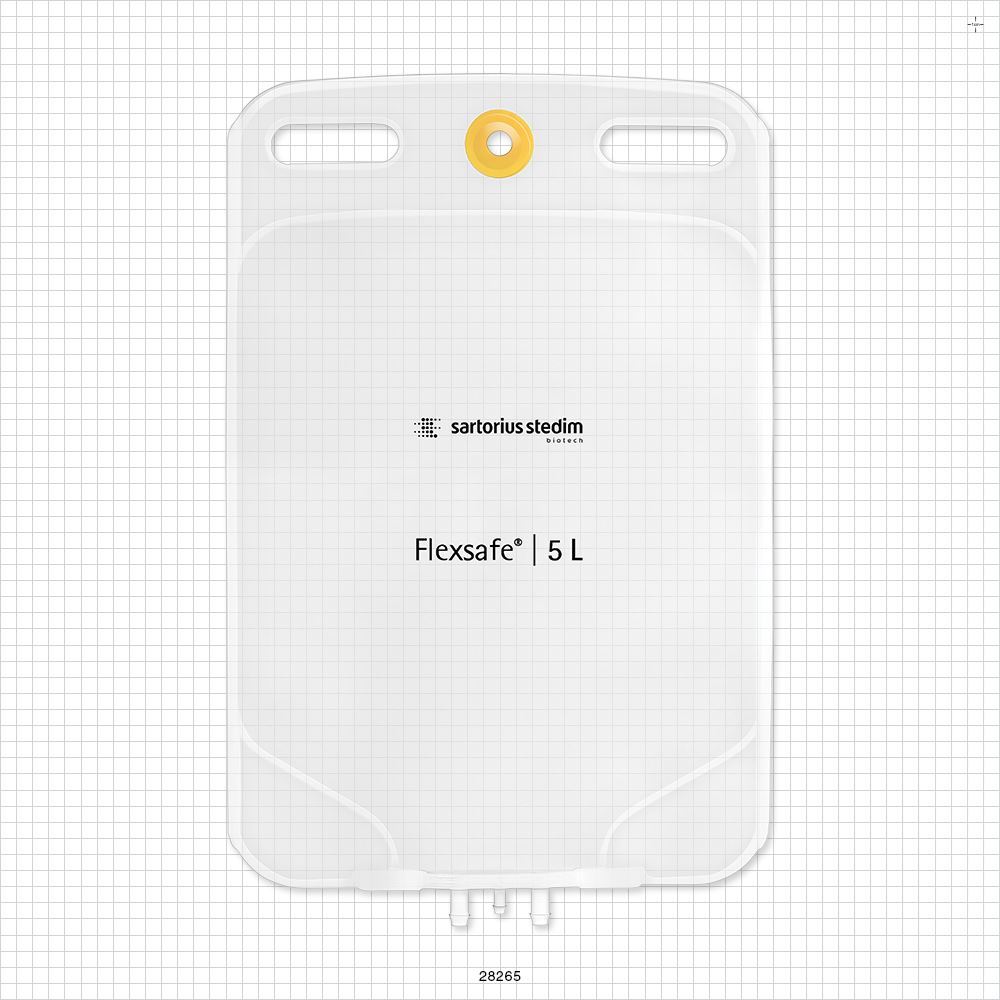 Flexsafe® 2D Bag Chamber, 3 Ports, Non-Sterile