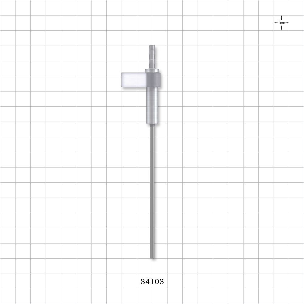 OneShot™ Inova Style Single-Use Filling Needle, 8 mm Hub, Barbed