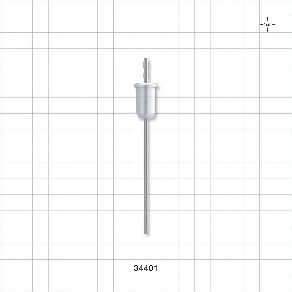 OneShot™ Bausch and Ströbel Style Single-Use Filling Needle, Barbed