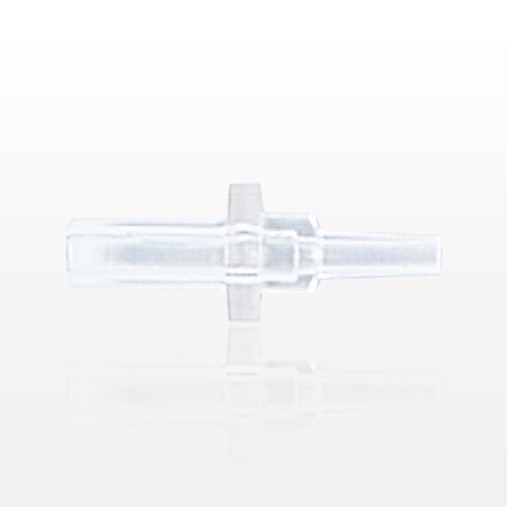 Straight Connector, Reducer, Tubing Port, Clear
