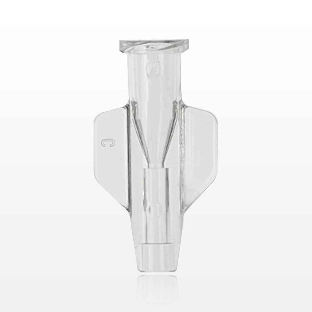 Female Luer Lock, Tubing Port, Clear