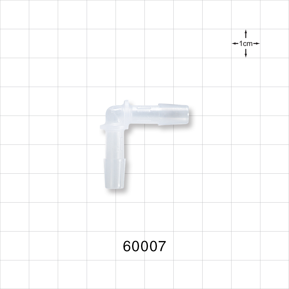 Elbow Connector, Barbed, Natural