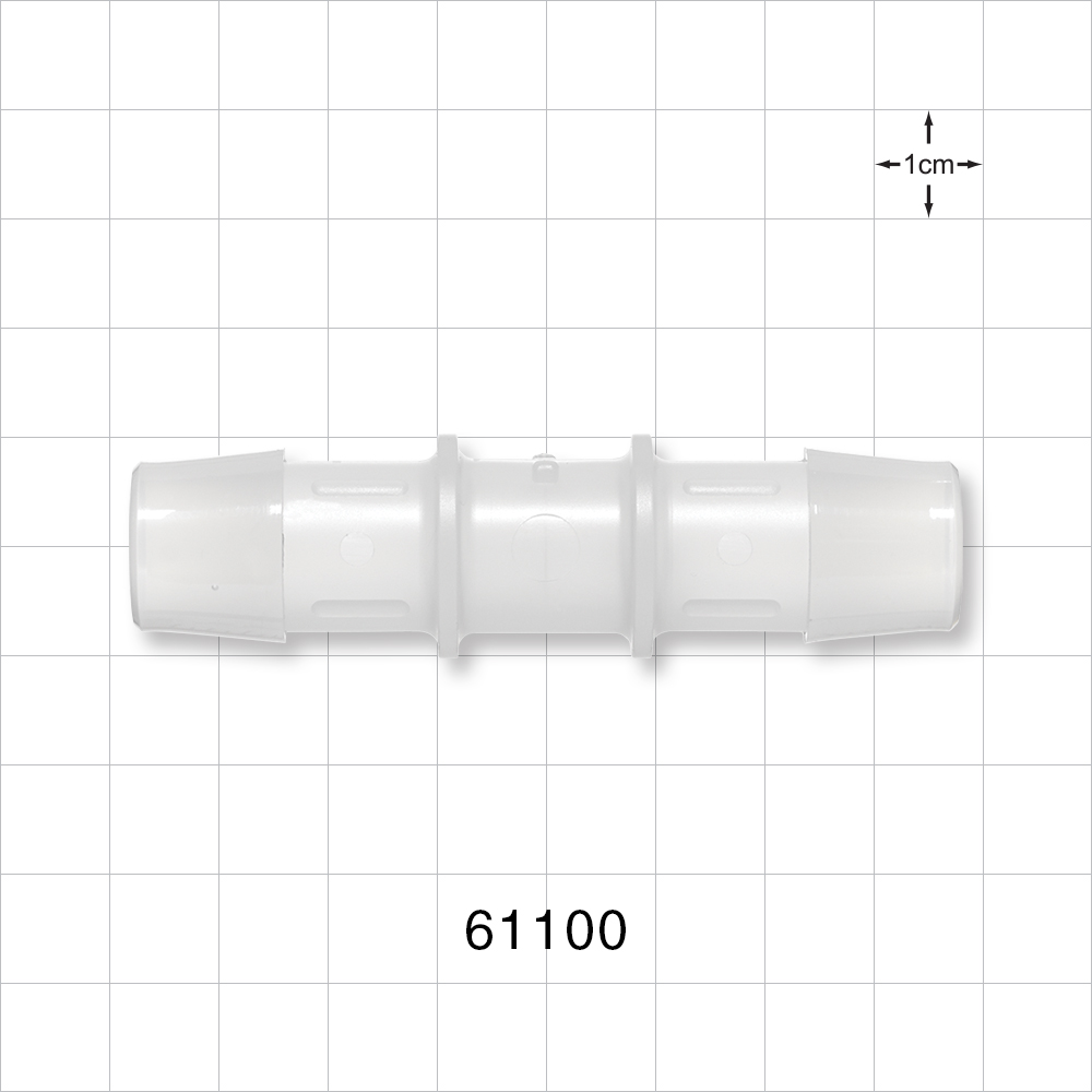 Straight Connector, Barbed, Natural