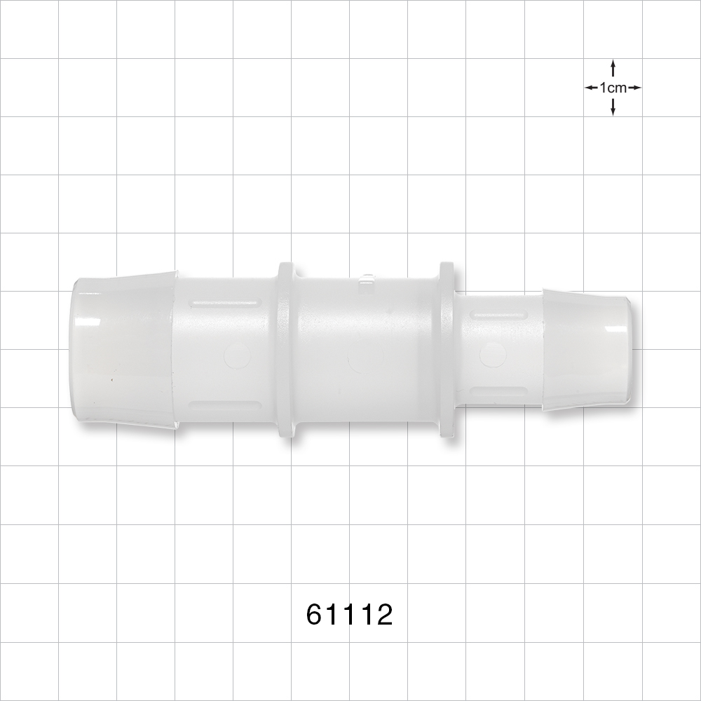 Straight Connector, Reducer, Barbed, Natural