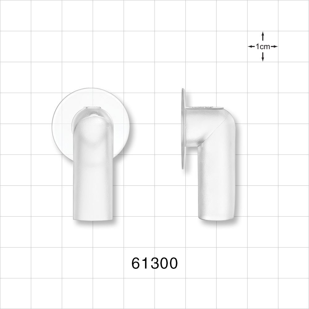 Bag Port Flange with Flat Plate, Elbow, Natural