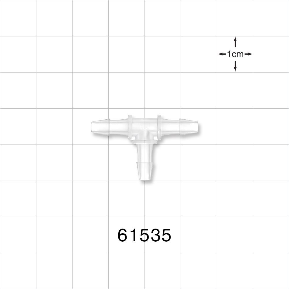 T Connector, Barbed, Natural