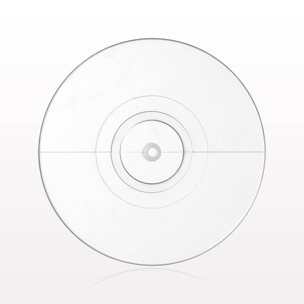 Bag Port Flange with Flat Plate, Barbed, Natural