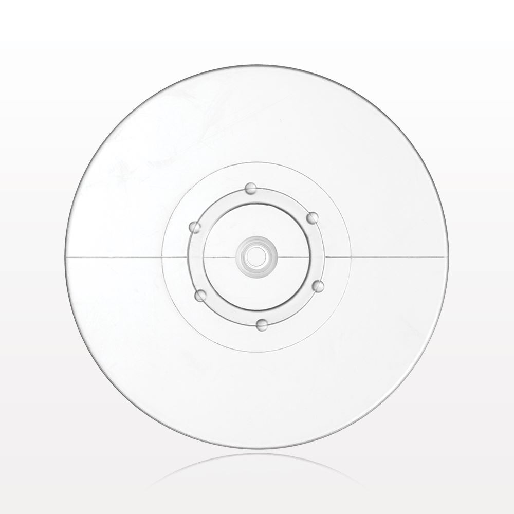 Bag Port Flange with Dimples, Barbed, Natural